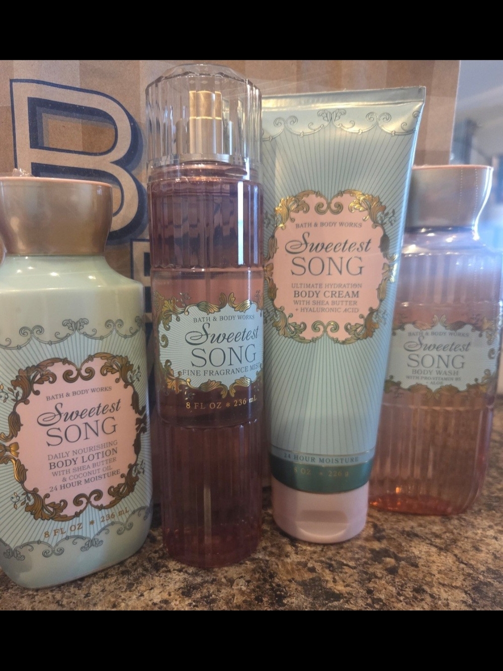 Bath & Body Works Sweetest Song Bundle